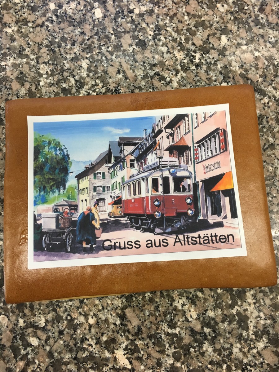 Appenzeller Biber mit reinem Bienenhonig und Mandelfüllung, individuell bedruckbar